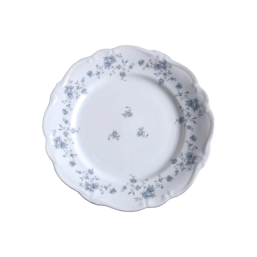 Set of 4 Vintage Johann Haviland Blue Garland Dinner Plates 10" Bavaria Germany